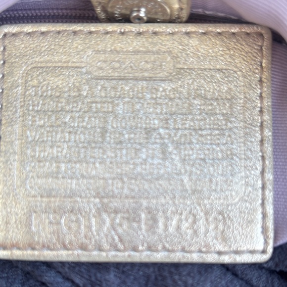 Coach Soho 2011 In Oyster with metallic leather trim - Picture 3 of 9